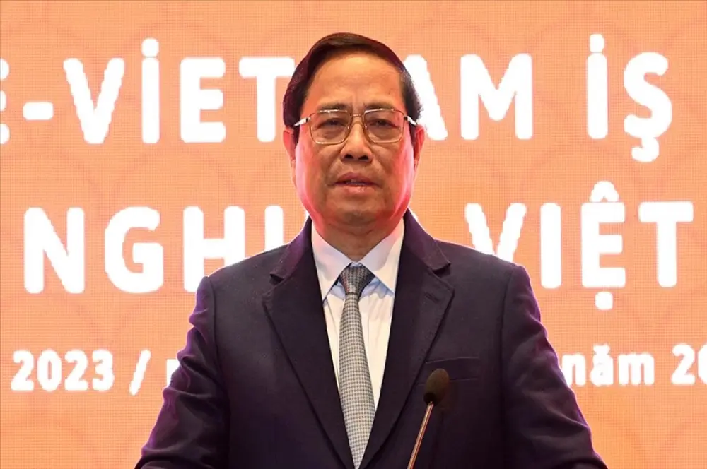 Vietnam Başbakanı Pham: Türkiye'yle dış ticaret anlaşması imzalamak istiyoruz Vietnam Başbakanı Pham: Türkiye'yle dış ticaret anlaşması imzalamak istiyoruz