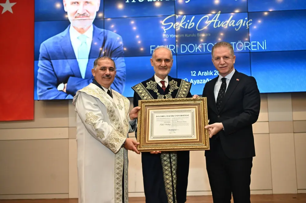 İTO Başkanı Avdagiç’e İstanbul Teknik Üniversitesi’nden fahri doktora unvanı İTO Başkanı Avdagiç’e İstanbul Teknik Üniversitesi’nden fahri doktora unvanı