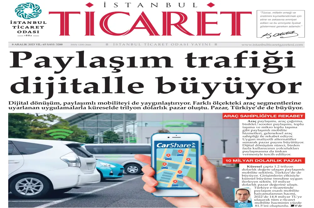 Ticaret Gazetesi’nin 3288’ıncı sayısı yayınlandı Ticaret Gazetesi’nin 3288’ıncı sayısı yayınlandı