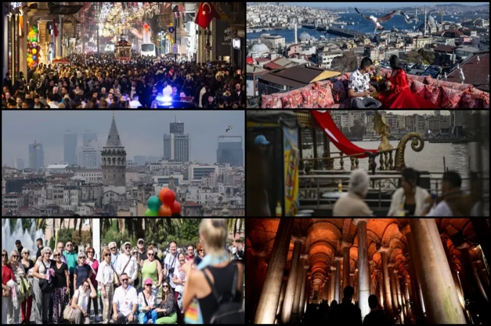 İstanbul, geçen yıl 17,5 milyona yaklaşan yabancı ziyaretçi ile rekor kırdı İstanbul, geçen yıl 17,5 milyona yaklaşan yabancı ziyaretçi ile rekor kırdı