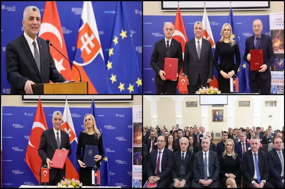 Bakan Bolat, Bratislava'da Türkiye-Slovakya İş Forumu'na katıldı Bakan Bolat, Bratislava'da Türkiye-Slovakya İş Forumu'na katıldı