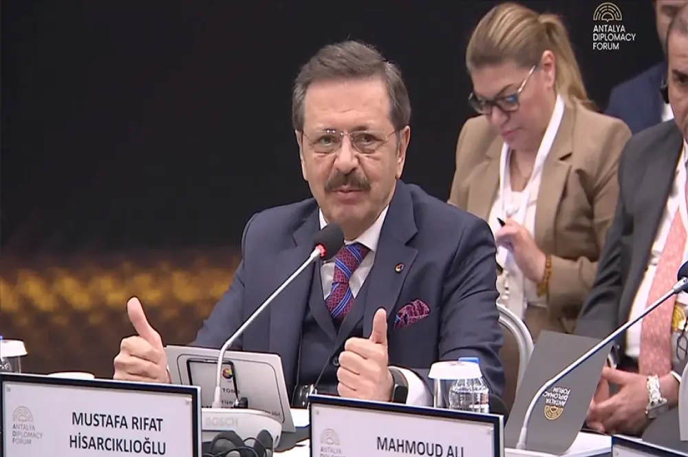 TOBB Başkanı Rifat Hisarcıklıoğlu: Barış ortamını güçlendireceğini düşünüyoruz TOBB Başkanı Rifat Hisarcıklıoğlu: Barış ortamını güçlendireceğini düşünüyoruz