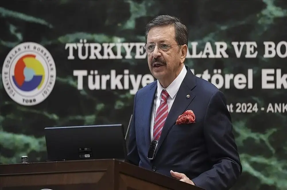 Hisarcıklıoğlu, seçimlerin ardından ekonomiye odaklanılmasını talep etti Hisarcıklıoğlu, seçimlerin ardından ekonomiye odaklanılmasını talep etti