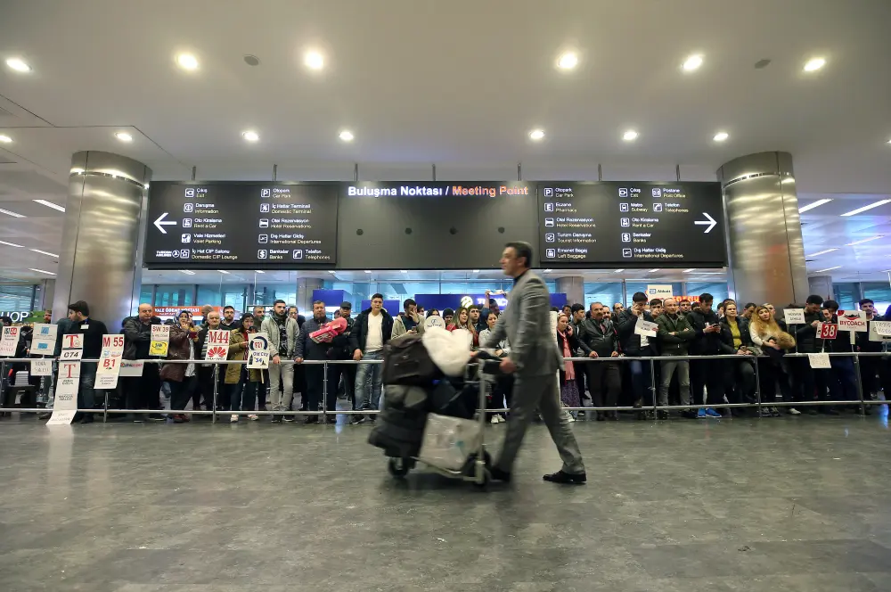İlk çeyrekte 44 milyon kişi hava yolunu kullandı İlk çeyrekte 44 milyon kişi hava yolunu kullandı