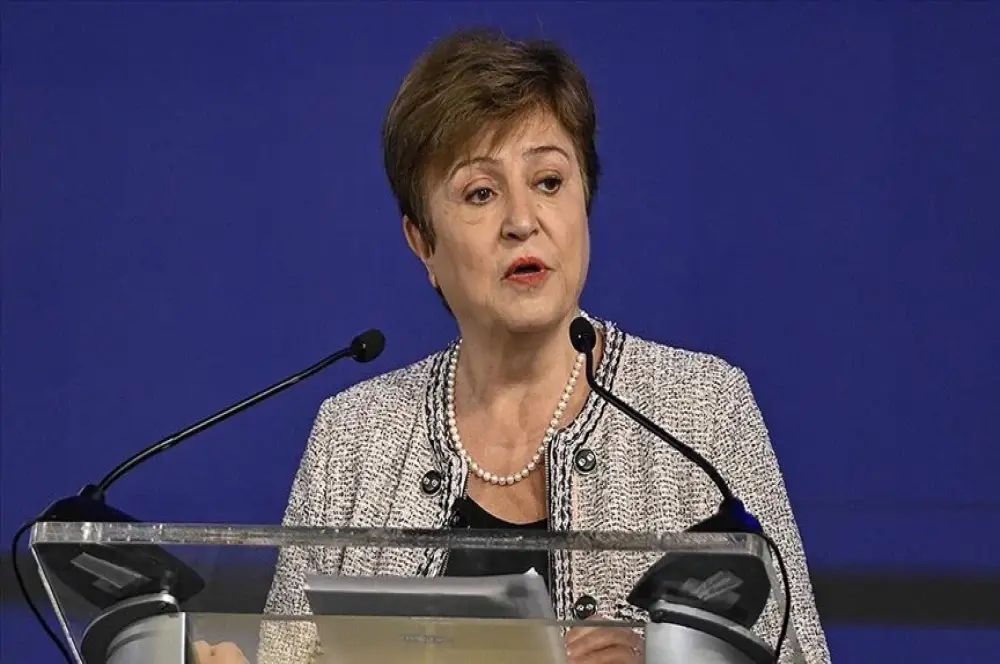 IMF Başkanı Georgieva, "endişelenecek çok şey olduğunu" söyledi IMF Başkanı Georgieva, "endişelenecek çok şey olduğunu" söyledi