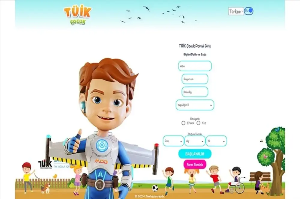 TÜİK Çocuk portalı güncellendi TÜİK Çocuk portalı güncellendi