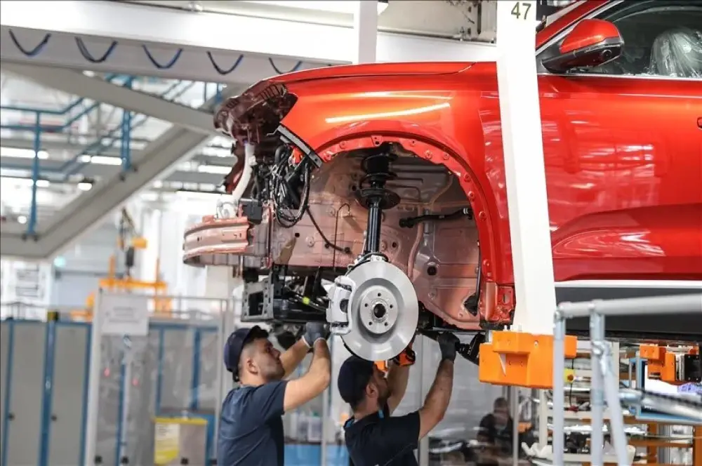 İlk çeyrekte üretilen otomobillerin yarısından fazlası Bursa'dan İlk çeyrekte üretilen otomobillerin yarısından fazlası Bursa'dan