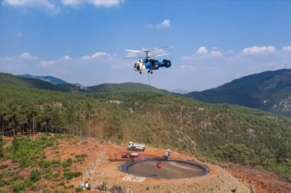 Yangınla mücadelede havuz ve göletler ‘hayati’ rol oynuyor Yangınla mücadelede havuz ve göletler ‘hayati’ rol oynuyor
