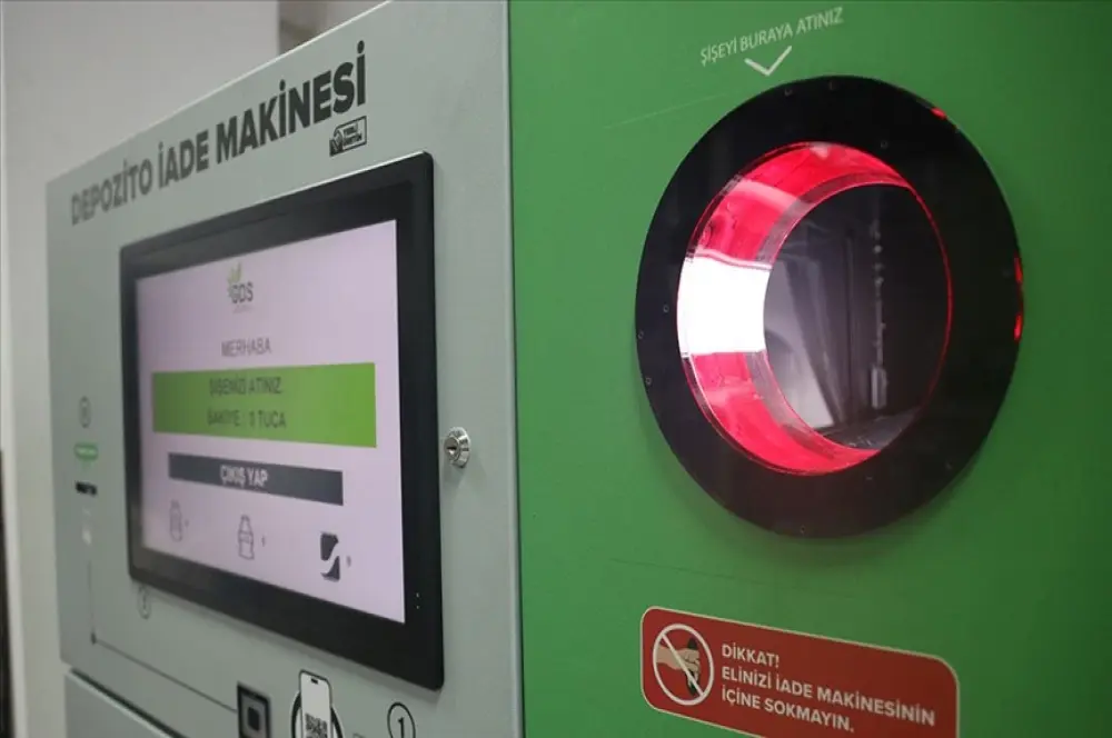 Yerli depozito iade otomatları göreve hazır Yerli depozito iade otomatları göreve hazır