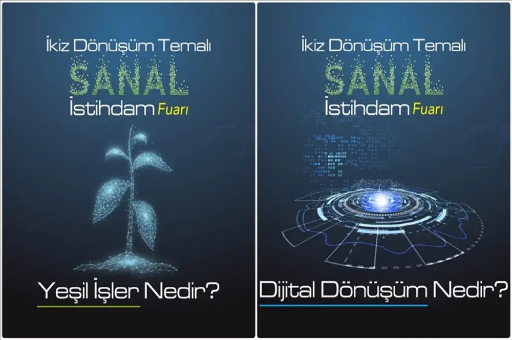 İŞKUR ikiz dönüşüm temalı sanal istihdam fuarı düzenleyecek İŞKUR ikiz dönüşüm temalı sanal istihdam fuarı düzenleyecek