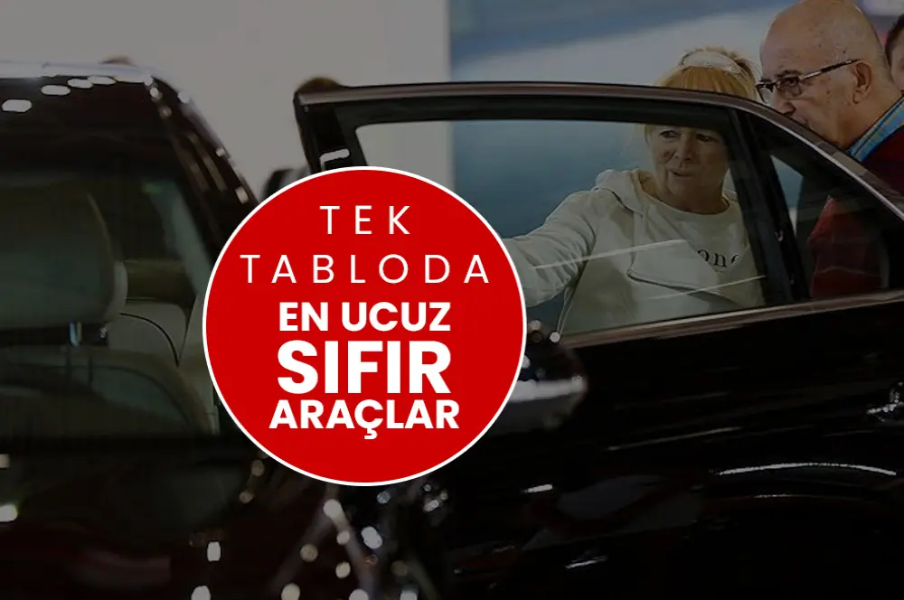 En ucuz sıfır araba fiyatları belli oldu! 855 bin 900 liradan başlıyor En ucuz sıfır araba fiyatları belli oldu! 855 bin 900 liradan başlıyor