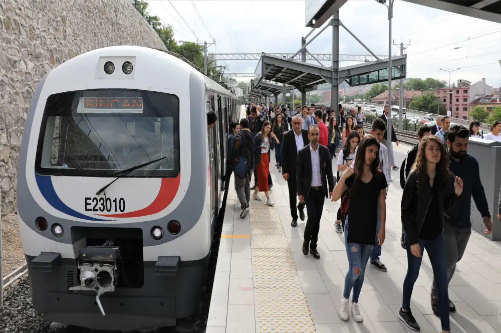 Başkentray rekor kırdı! 104 milyon yolcu taşıdı Başkentray rekor kırdı! 104 milyon yolcu taşıdı