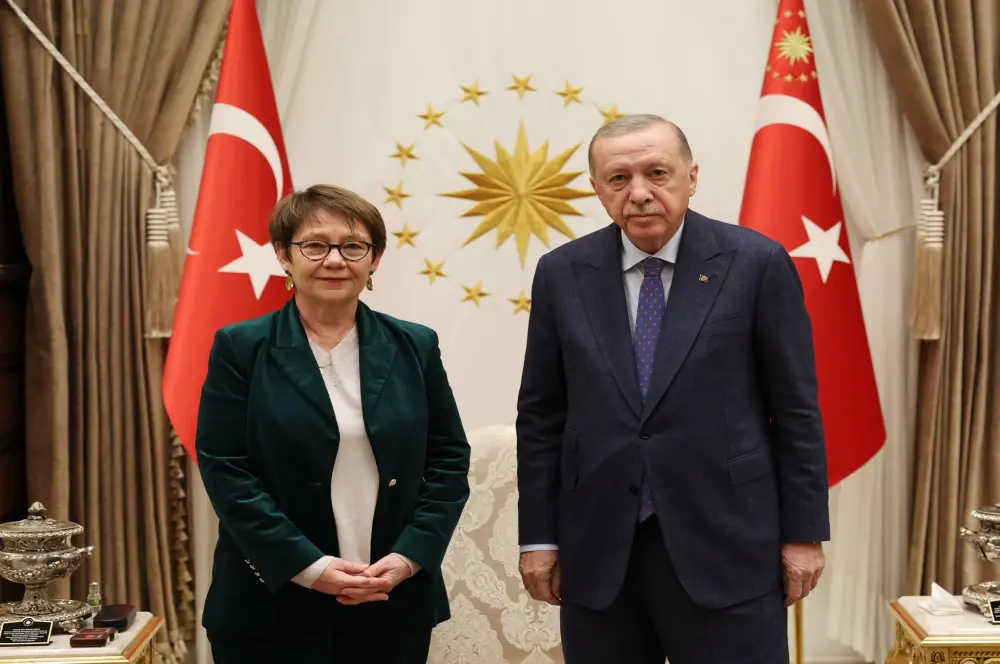 Cumhurbaşkanı Erdoğan EBRD Başkanı Basso ile görüştü Cumhurbaşkanı Erdoğan EBRD Başkanı Basso ile görüştü