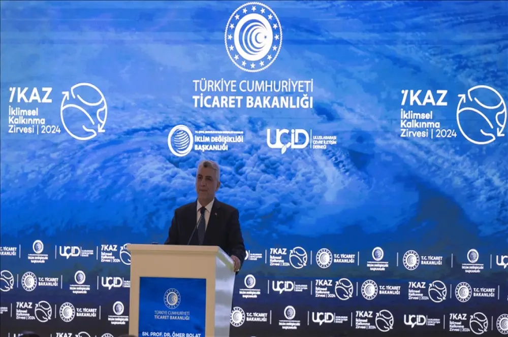 Ticaret Bakanı Bolat'tan yeşil dönüşüm çağrısı! '46 milyar dolar tasarruf sağlayacağız' Ticaret Bakanı Bolat'tan yeşil dönüşüm çağrısı! '46 milyar dolar tasarruf sağlayacağız'