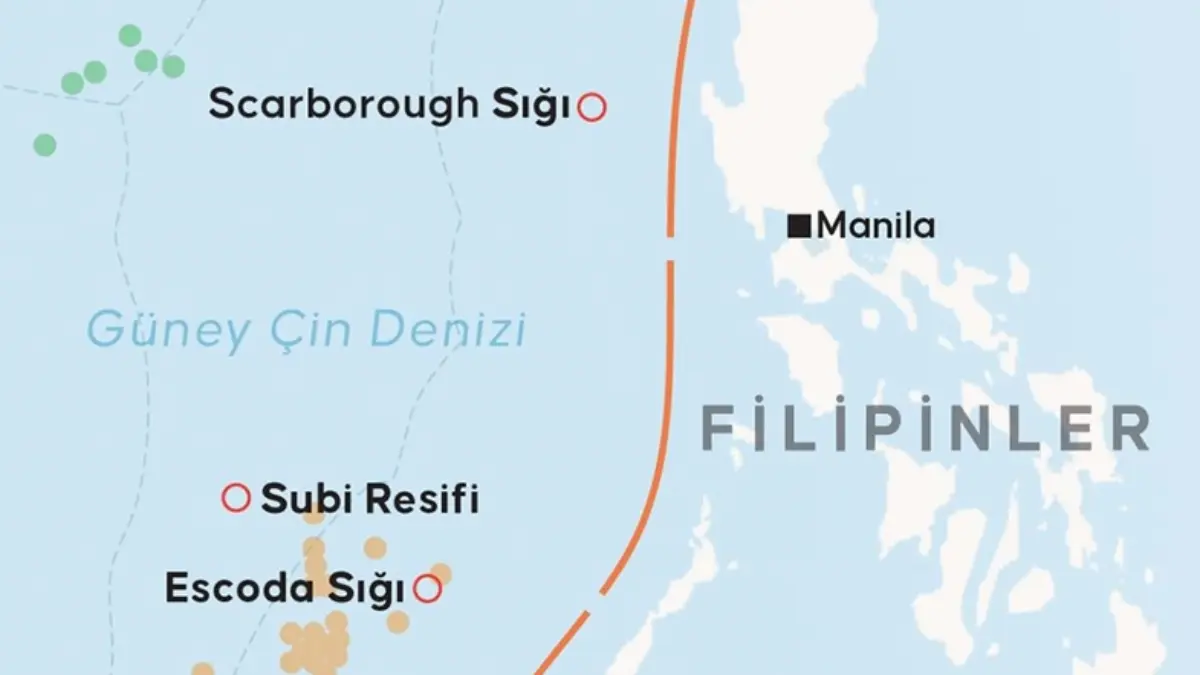 Çin ve Filipinler arasında Güney Çin Denizi'nde gerilim Çin ve Filipinler arasında Güney Çin Denizi'nde gerilim