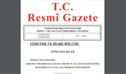 17 Şubat 2025 Resmi Gazete kararları yayımlandı 17 Şubat 2025 Resmi Gazete kararları yayımlandı
