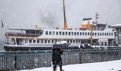 İstanbul'da tüm vapur seferleri iptal!