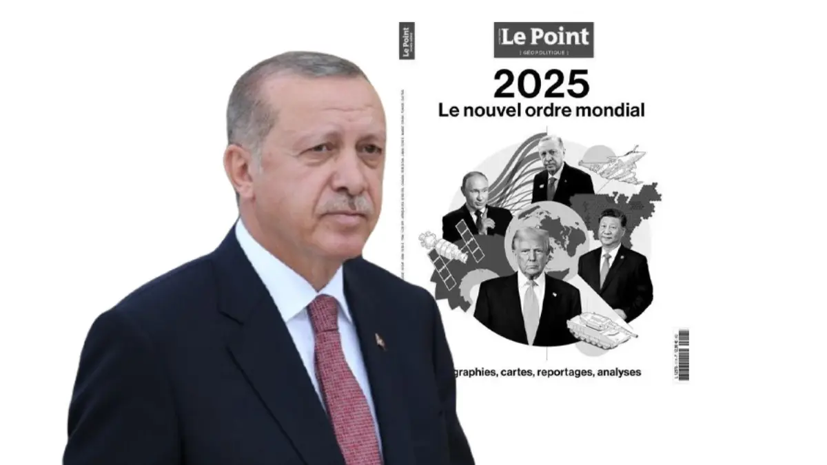 Fransız dergisi Le Point Cumhurbaşkanı Erdoğan'ı kapağına taşıdı: Yeni düzene yön verecek Fransız dergisi Le Point Cumhurbaşkanı Erdoğan'ı kapağına taşıdı: Yeni düzene yön verecek