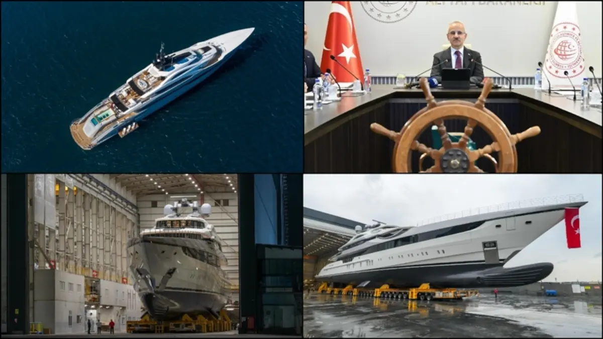 Türkiye mega yat imalatında dünyada 2. sırada! Bakan Uraloğlu: Yüzde 12,9'luk paya sahibiz Türkiye mega yat imalatında dünyada 2. sırada! Bakan Uraloğlu: Yüzde 12,9'luk paya sahibiz
