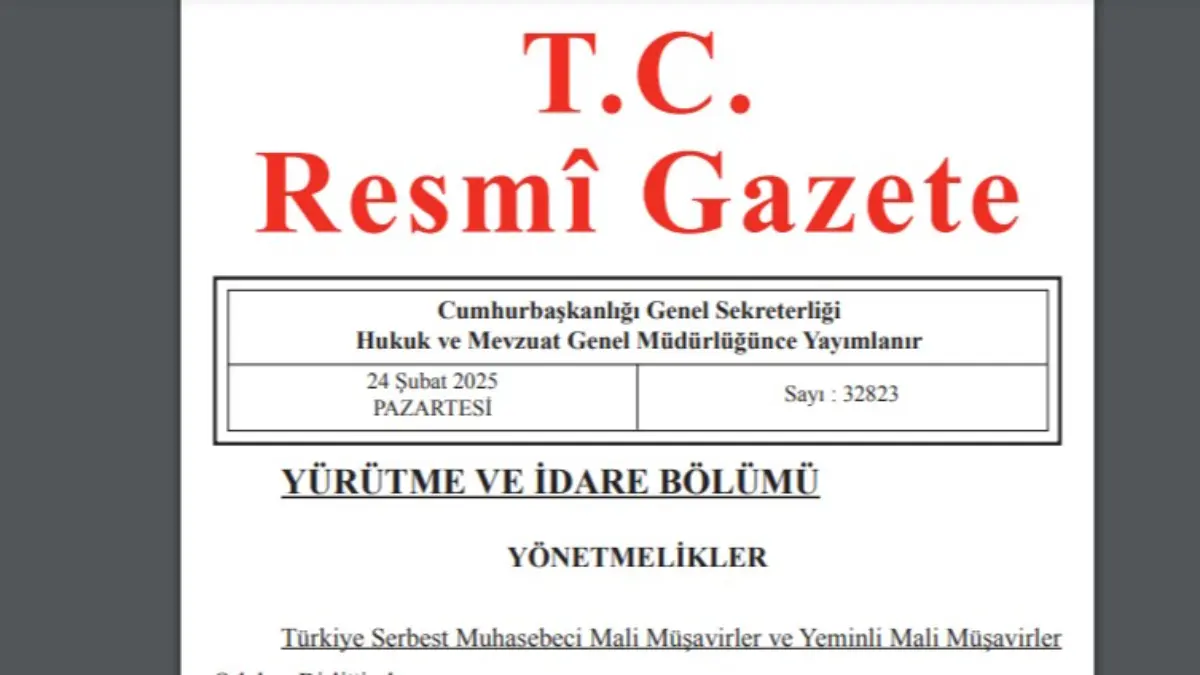 Resmi Gazete'de bugün! 24 Şubat 2025 Resmi Gazete kararları yayımlandı Resmi Gazete'de bugün! 24 Şubat 2025 Resmi Gazete kararları yayımlandı