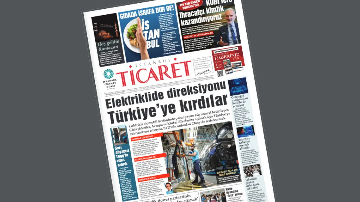 İstanbul Ticaret Gazetesi’nin yeni sayısı çıktı: Elektrikli araçlar, KOBİ’ler, gıda israfı ile mücadele ve daha fazlası! İstanbul Ticaret Gazetesi’nin yeni sayısı çıktı: Elektrikli araçlar, KOBİ’ler, gıda israfı ile mücadele ve daha fazlası!
