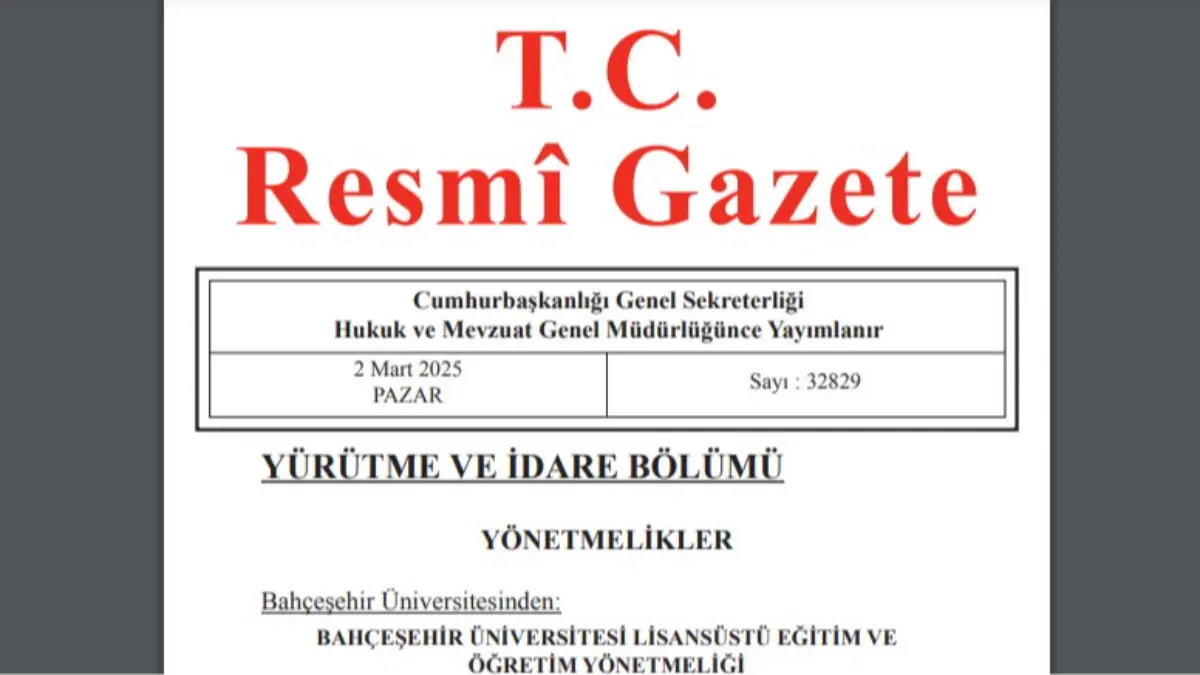 Resmi Gazete'de bugün! (2 Mart 2025 Resmi Gazete kararları) Resmi Gazete'de bugün! (2 Mart 2025 Resmi Gazete kararları)