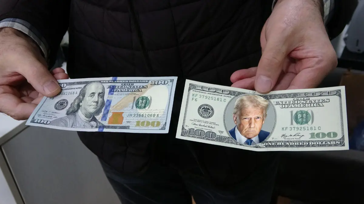 Yasa tasarısı sunuldu: 100 dolarlık banknotlara Franklin out, Trump in Yasa tasarısı sunuldu: 100 dolarlık banknotlara Franklin out, Trump in