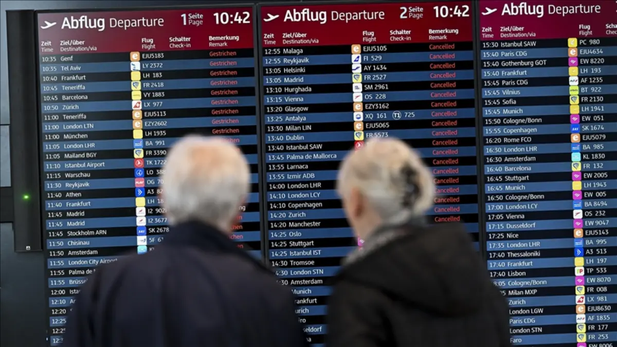 Almanya'da grev var: Havalimanı kullanacaklar dikkat! Almanya'da grev var: Havalimanı kullanacaklar dikkat!