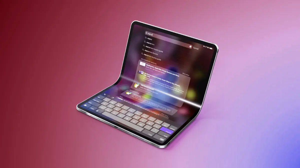 Katlanabilir iPad Pro prototipi ekran altı Face ID içeriyor Katlanabilir iPad Pro prototipi ekran altı Face ID içeriyor