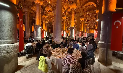 Tarihi sarnıçta birlik sofrası