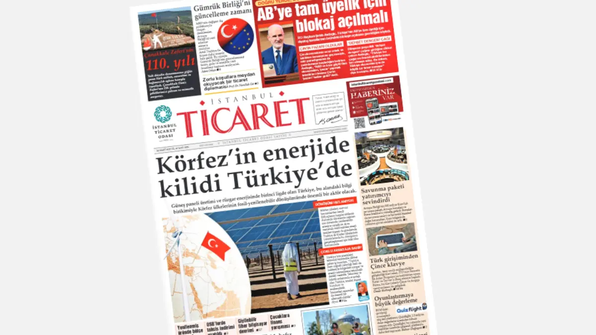 İstanbul Ticaret Gazetesi'nin 3352.sayısı yayımlandı! İstanbul Ticaret Gazetesi'nin 3352.sayısı yayımlandı!