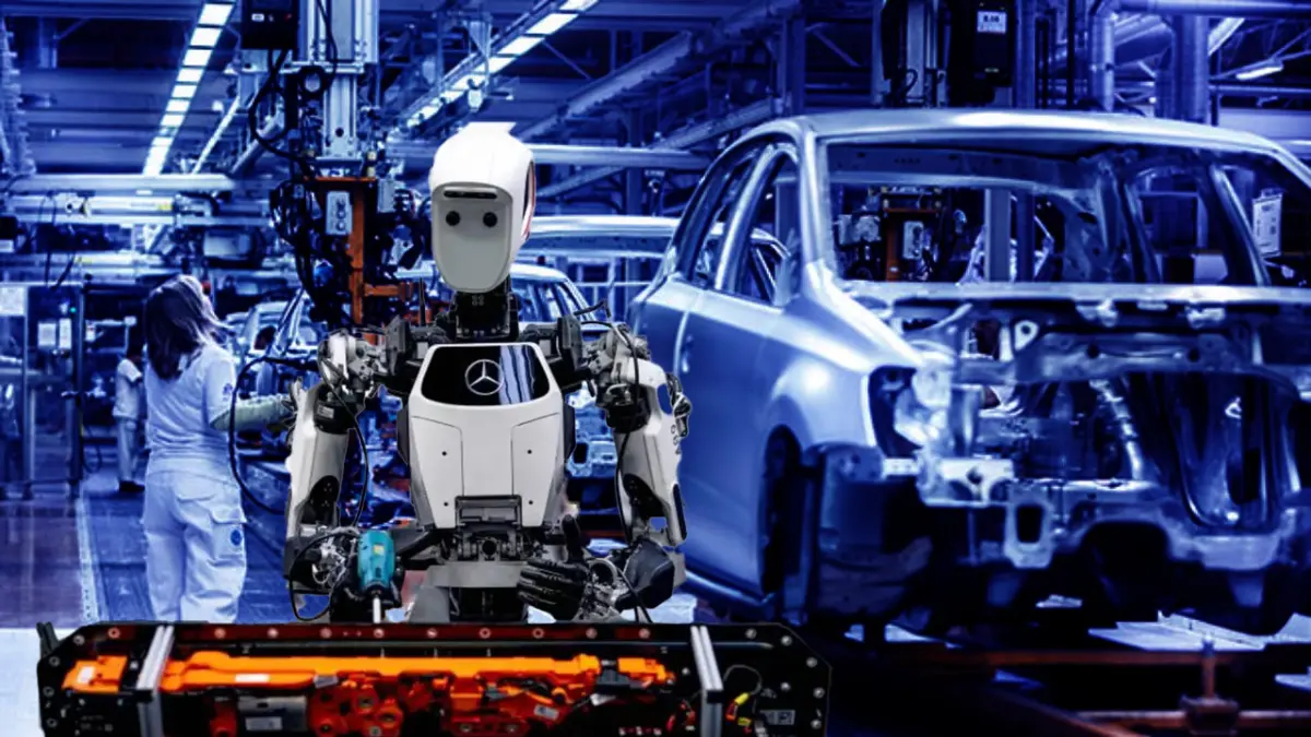 Mercedes-Benz, otomobil üretimi için insansı robot test ediyor Mercedes-Benz, otomobil üretimi için insansı robot test ediyor