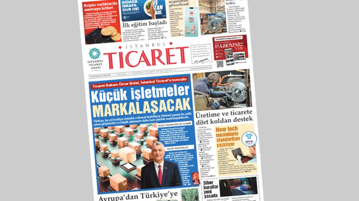 İstanbul Ticaret Gazetesi'nin 3353.sayısı yayımlandı! İstanbul Ticaret Gazetesi'nin 3353.sayısı yayımlandı!