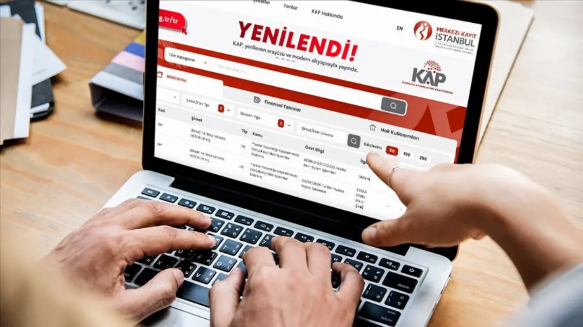 KAP'ın sitesi güncellendi KAP'ın sitesi güncellendi