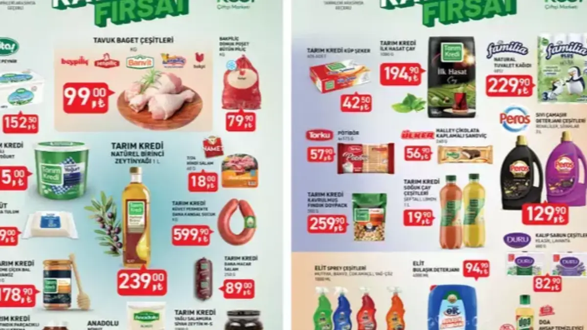 TARIM KREDİ MARKET MART AYI İNDİRİMLERİ: Tarım Kredi aktüel kataloğunda hangi ürünler indirimli olarak satışta? TARIM KREDİ MARKET MART AYI İNDİRİMLERİ: Tarım Kredi aktüel kataloğunda hangi ürünler indirimli olarak satışta?