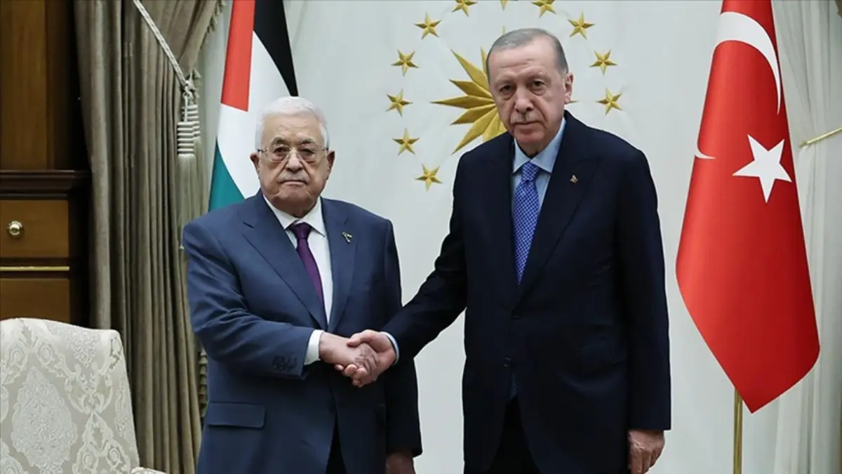Cumhurbaşkanı Erdoğan, Filistin Devlet Başkanı Abbas ile görüştü Cumhurbaşkanı Erdoğan, Filistin Devlet Başkanı Abbas ile görüştü