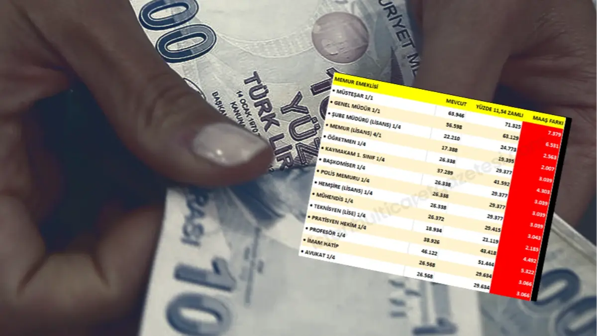 EMEKLİYE ZAM OCAK 2025 SON DAKİKA: Zamlı maaşlar gün gün yatıyor! İşte maaş farkı ve yeni kök maaş tablosu EMEKLİYE ZAM OCAK 2025 SON DAKİKA: Zamlı maaşlar gün gün yatıyor! İşte maaş farkı ve yeni kök maaş tablosu