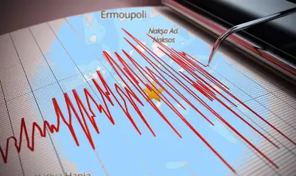 Ege Denizi'nde peş peşe 3 deprem! Ege Denizi'nde peş peşe 3 deprem!