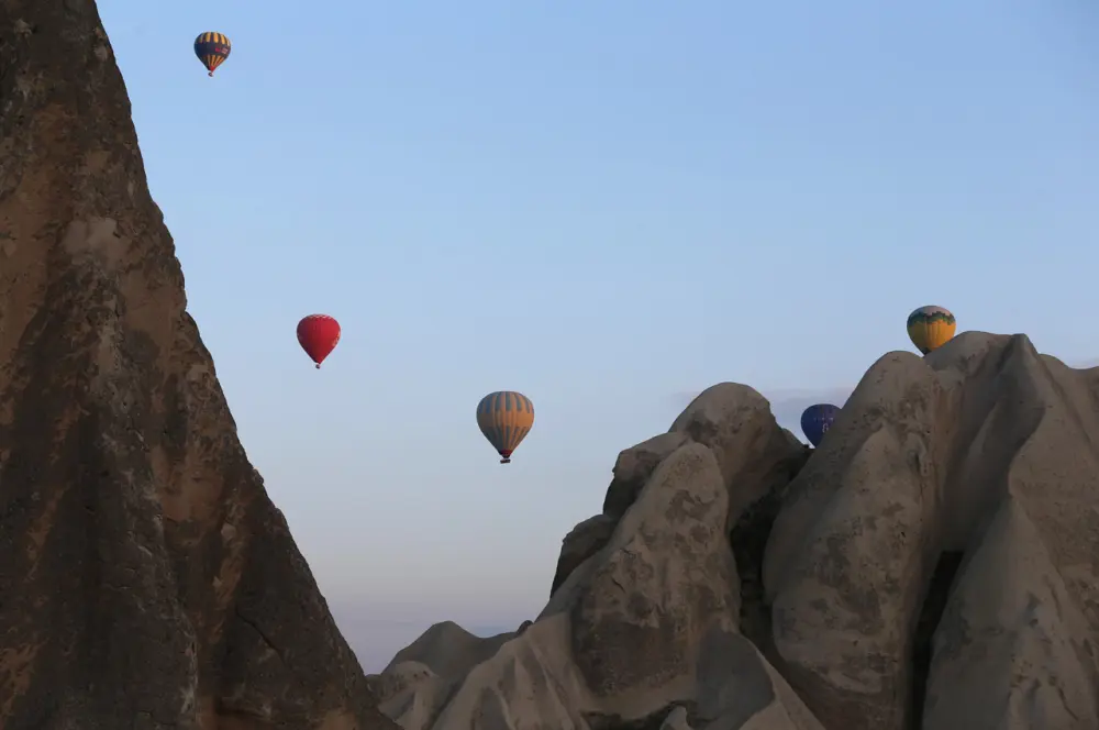 30 binden fazla turist balon turuna katıldı