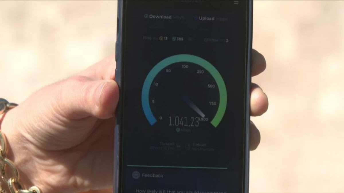 5G'nin TBMM testlerindeki hızı 1500 megabite kadar ulaşıyor 5G'nin TBMM testlerindeki hızı 1500 megabite kadar ulaşıyor