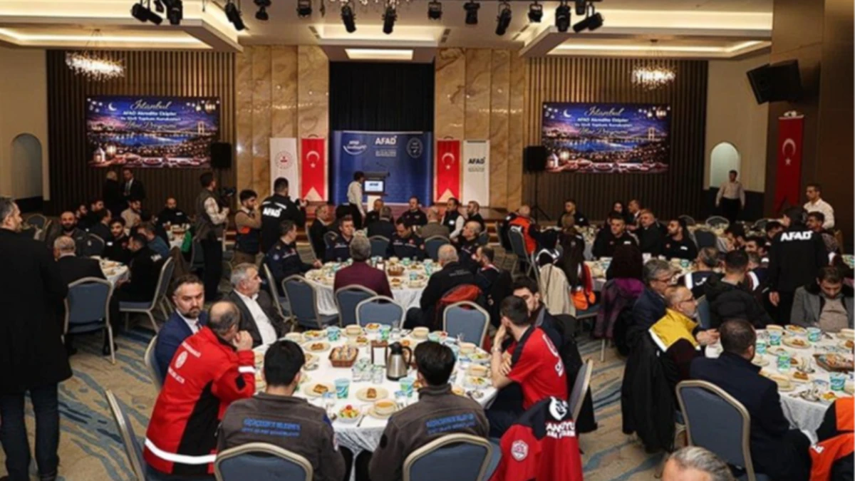 AFAD akredite ekipleri İstanbul’da buluştu: 507 ekip iftar programında AFAD akredite ekipleri İstanbul’da buluştu: 507 ekip iftar programında