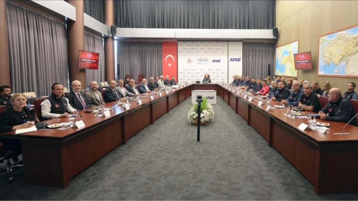 AFAD Deprem Bilim Kurulu Toplantısı düzenledi AFAD Deprem Bilim Kurulu Toplantısı düzenledi