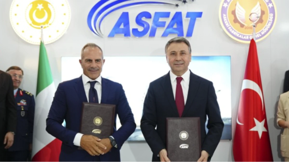 ASFAT ile Magnaghi Havacılık'ın Ortak Girişim Sözleşmesi imza töreni TEKNOFEST'te yapıldı ASFAT ile Magnaghi Havacılık'ın Ortak Girişim Sözleşmesi imza töreni TEKNOFEST'te yapıldı