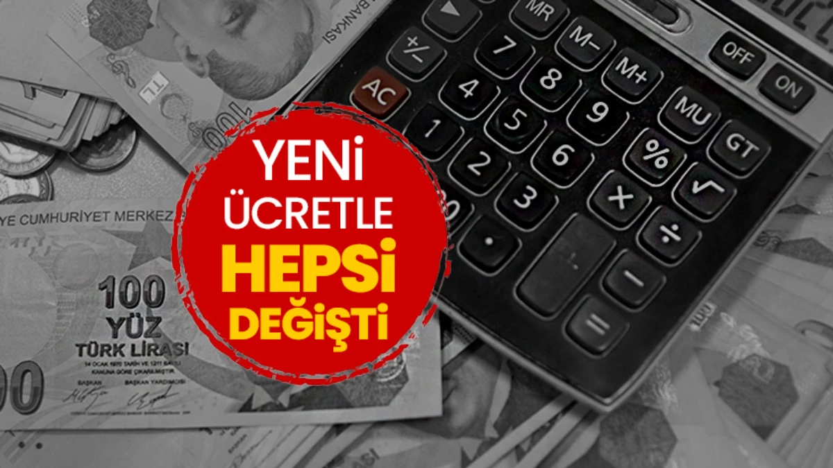 Asgari ücret 2026 hesaplama tablosu! İşte yeni yılda geçerli olacak brüt, net ve işveren maliyeti Asgari ücret 2026 hesaplama tablosu! İşte yeni yılda geçerli olacak brüt, net ve işveren maliyeti