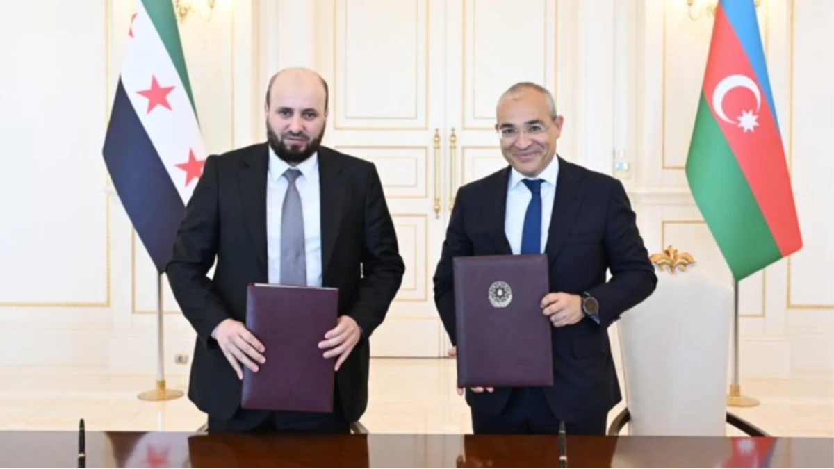 Azerbaycan ve Suriye arasında kritik imza Azerbaycan ve Suriye arasında kritik imza