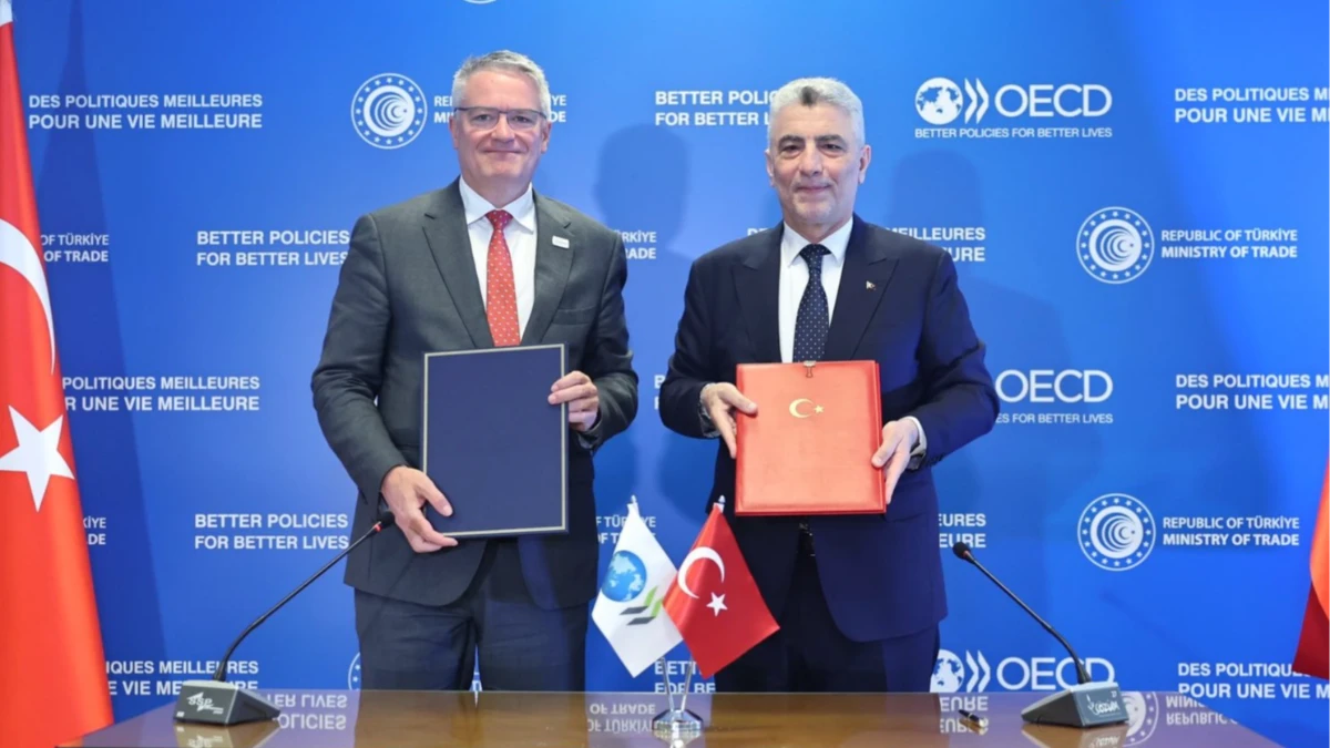 Bakan Bolat açıkladı: OECD ile imzalar atıldı Bakan Bolat açıkladı: OECD ile imzalar atıldı