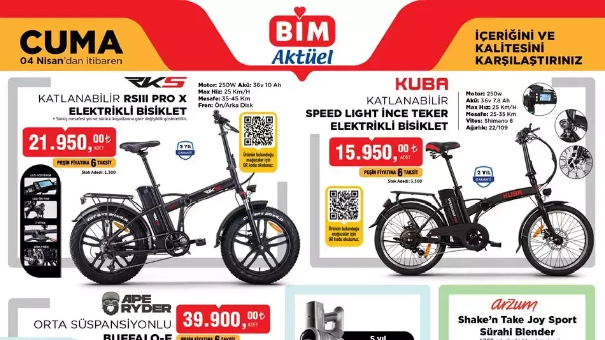 BİM 4 NİSAN 2025 AKTÜEL İNDİRİMLERİ: Bu hafta Cuma 4 Nisan BİM kataloğunda hangi ürünler var? BİM 4 NİSAN 2025 AKTÜEL İNDİRİMLERİ: Bu hafta Cuma 4 Nisan BİM kataloğunda hangi ürünler var?