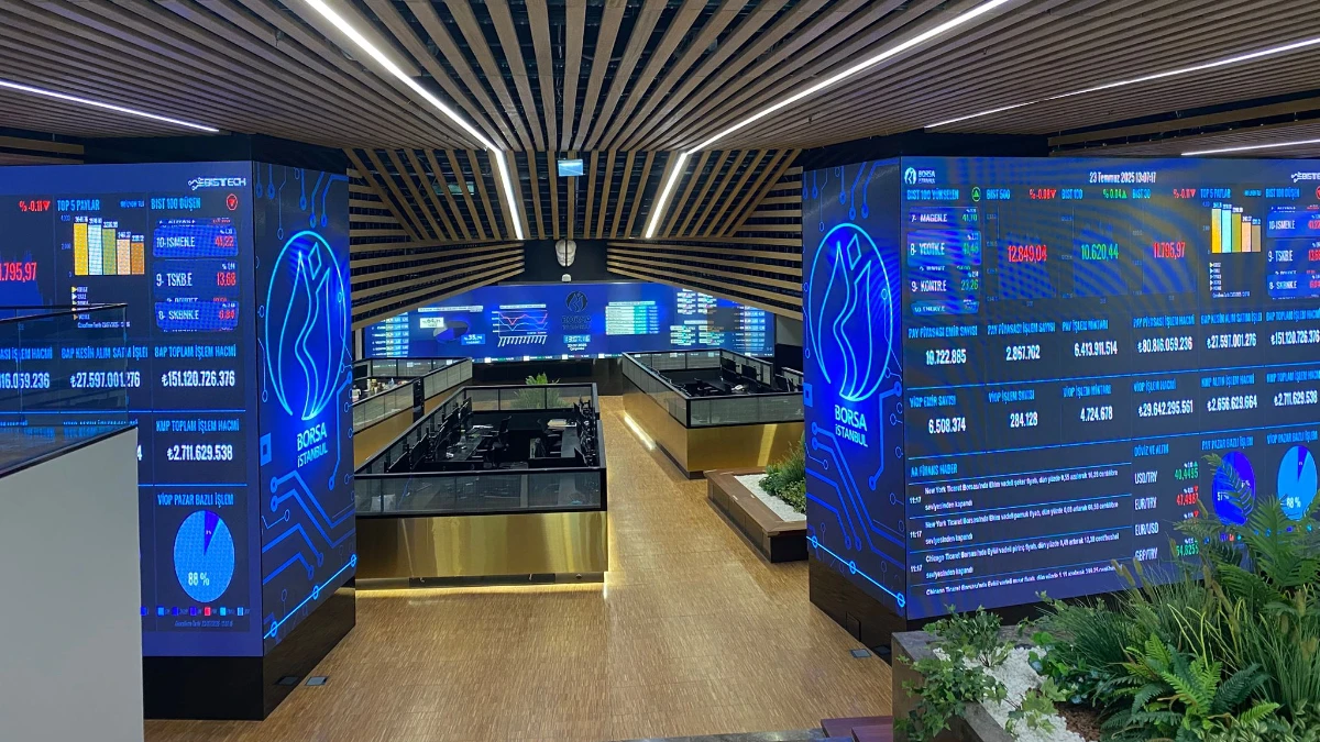 Borsa günü 1,23 düşüşle 11.082 puandan kapattı Borsa günü 1,23 düşüşle 11.082 puandan kapattı