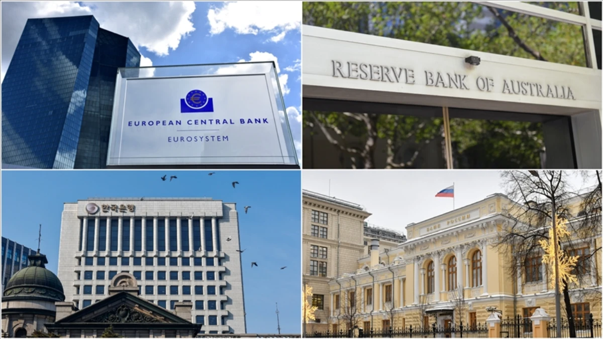 Büyük merkez bankalarının nisan tablosu: Faiz kararlarında temkinli seyir Büyük merkez bankalarının nisan tablosu: Faiz kararlarında temkinli seyir
