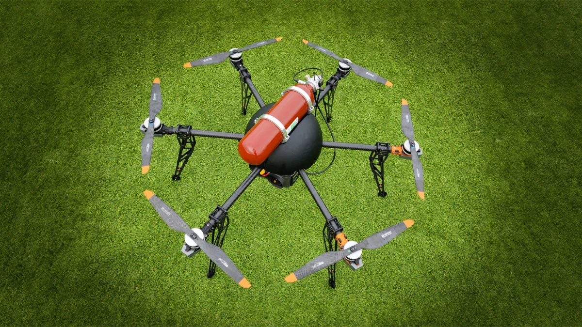 Çin'den endüstriyel dronların uçuş süresini üçe katlayan hidrojen yakıt hücresi
